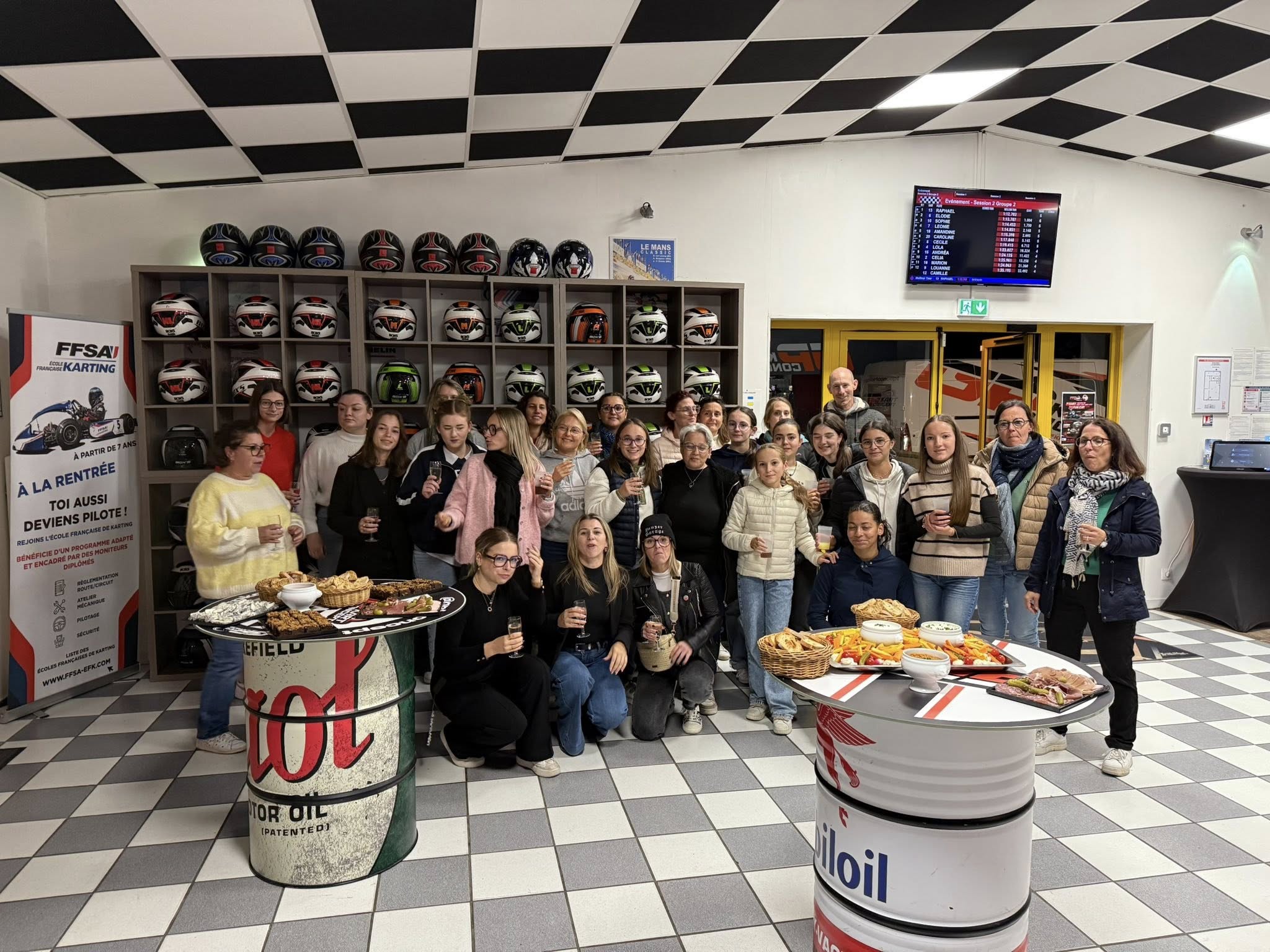Photo de groupe des bénévoles